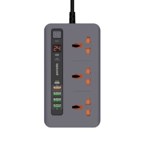 PORODO ULTIMATE HOME AND OFFICE KIT MULTI PORT POWER HUB 4USB A TO USB C