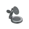 Porodo Rotating Base, Wireless Charger, 3-Device Charger, PD-FWCH039-GY