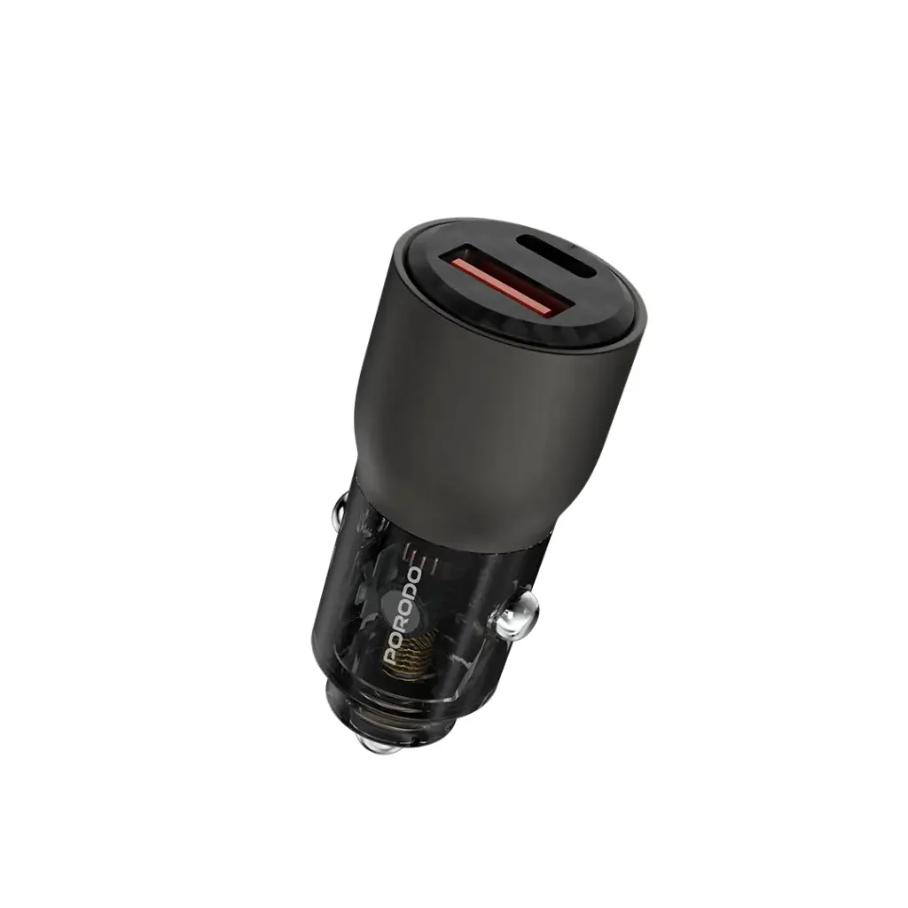 PORODO 95W Car Charger, PD65W Charger, QC30W Charger, Multi Device Car Charger, Grey Car Charger