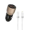 Power up your journey with the Porodo 95W Car Charger, a high-performance charging solution engineered for speed, safety, and style.