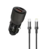 Porodo 95W Car Charger, Porodo Car Charger 95W, Porodo Lightning Car Charger, Porodo Dual Port Car Charger