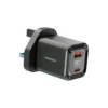 Porodo 35W GaN Digital Display Dual Port Charger Black
