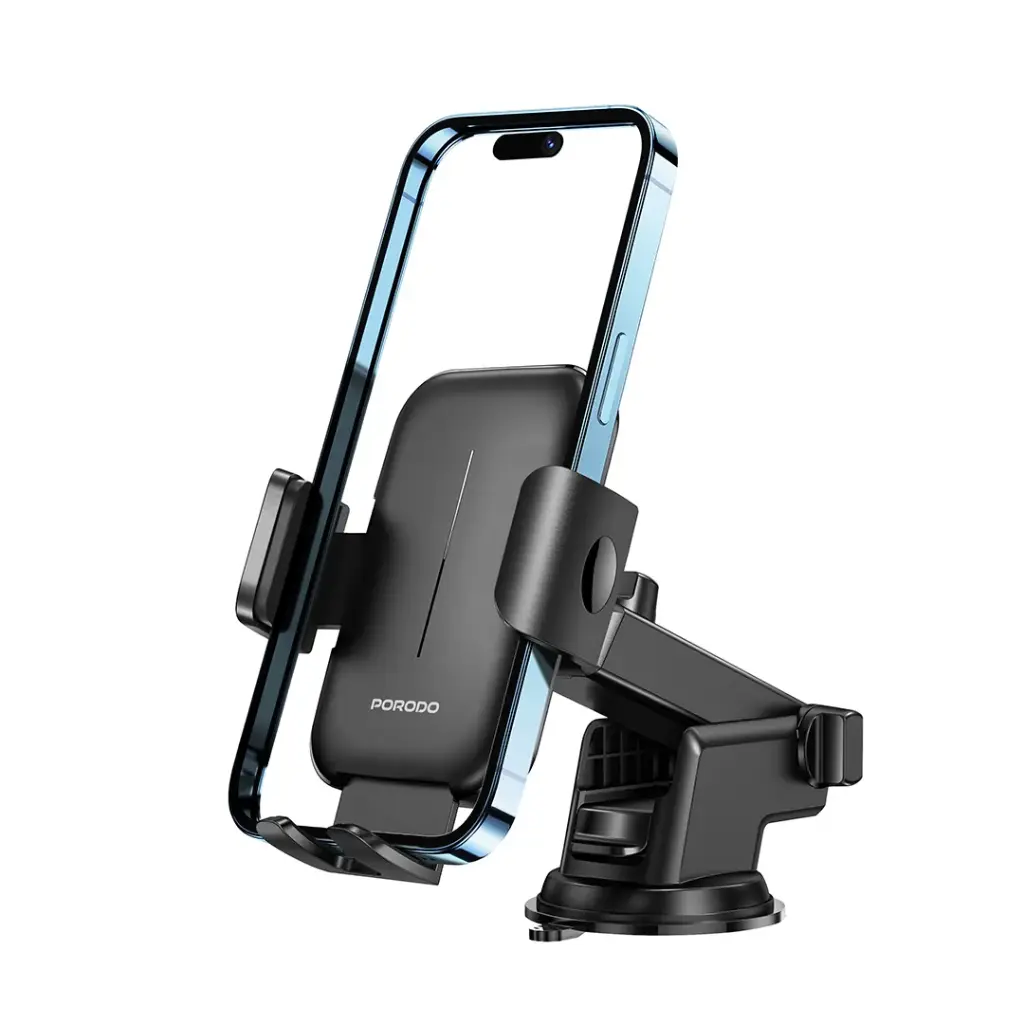 Introducing the PORODO Adjustable Clamps Dash and Windshield Mount Black PD-HSM07-BK
