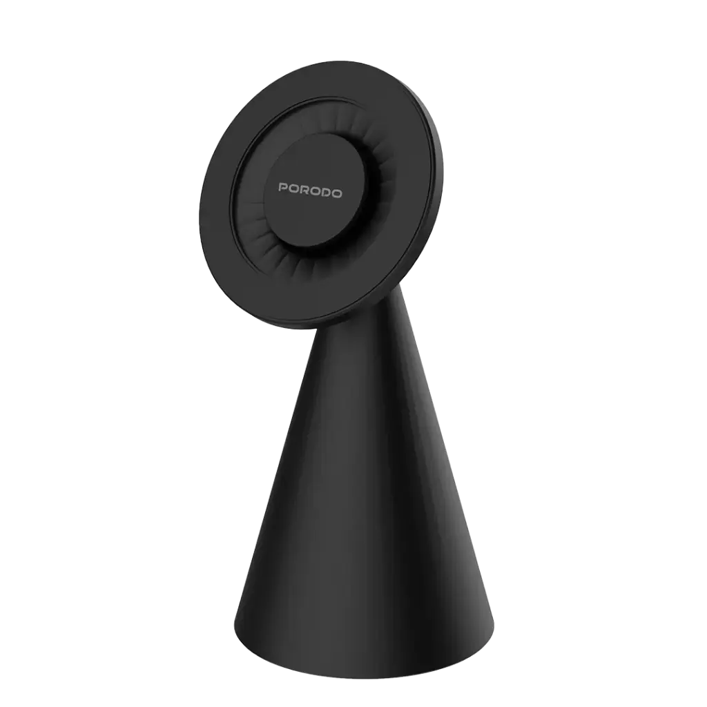 Upgrade your workspace with the PORODO Magsafe Magnetic Desk Mount Black PD-HSM11-BK