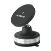 Experience smart convenience and fast wireless charging with the Porodo Vacuseal Vacuum Suction Mount in sleek black.