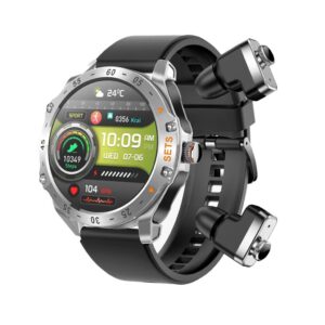 PORODO HYPE SMARTWATCH WITH EARBUDS SILVER PD-HYPE-SL