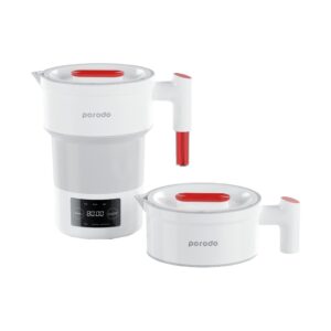 PORODO LIFESTYLE PORTABLE FOLDING ELECTRIC KETTLE WHITE PD-KTLD850W-WH