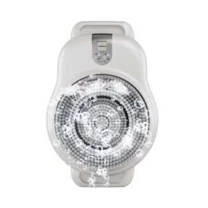 PORODO WALL MOUNTED ELECTRIC BACK SCRUB WHITE PD-LFST033-WH