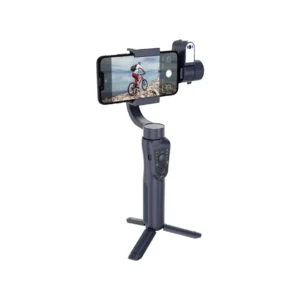 PORODO 3 AXIS AI TRACKER AND LIGHT GIMBLE STABILIZER BLACK LFS035 PD-LFS035-BK