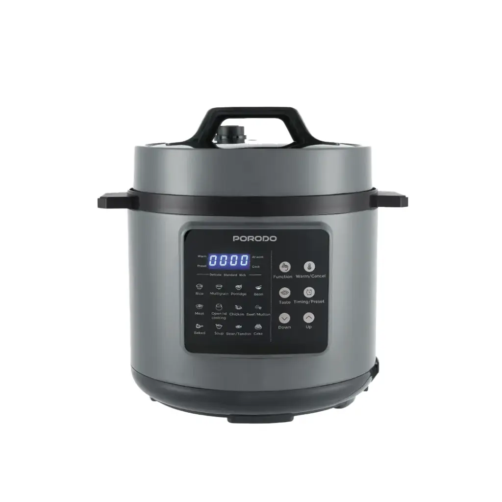 Transform your kitchen routine with the PORODO LIFESTYLE 1300W MULTI CUISINE PRESSURE COOKER BLACK (PD-LFST070-BK).