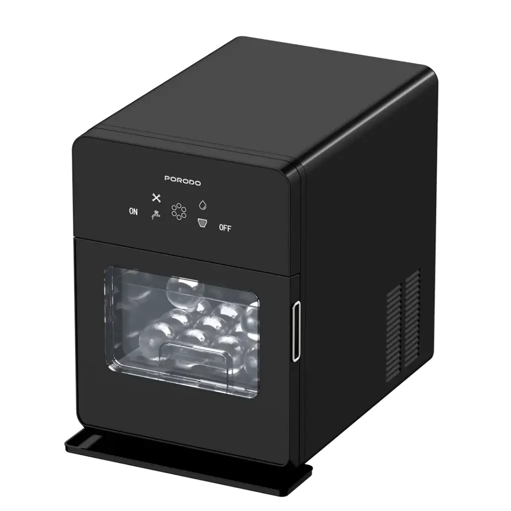 Elevate your beverage game with the Porodo Lifestyle Sphere Ice Machine