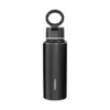Stay hydrated on the go with the PORODO Lifestyle Magnetic Mount Water Bottle in Black (PD-LFST134-BK).