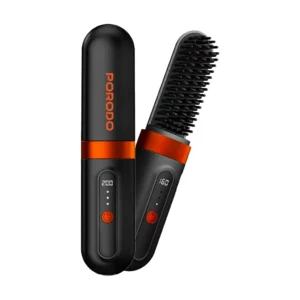 Introducing the Porodo Lifestyle Portable Heated Styling Brush Black PD-LFST142-BK