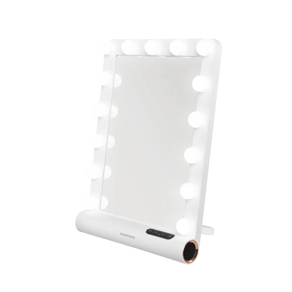 Introducing the Porodo Lifestyle Hollywood Vanity Lighted Mirror PD-LFST162-WHRG
