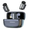 The PORODO Wireless Lavalier Microphone with Lightning Connector (PD-LFST189-BK) is your ultimate audio companion for professional-grade recordings.