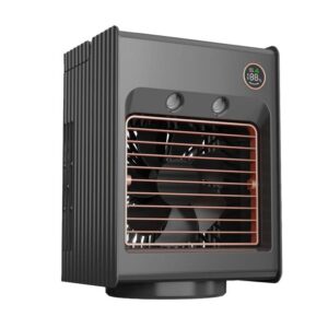 PORODO LIFESTYLE AIR & MIST PORTABLE COOLING FAN WITH NIGHT LIGHT AND OSCILLATION GRAY PD-LSMFAN -GY