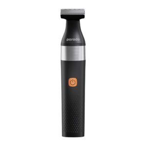 PORODO LIFESTYLE DULA BLADE BEARD TRIMMER SMOOTH SEAMLESS SHAVE BLACK PD-LSROBT-BK