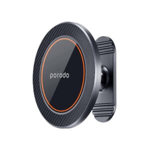 PORODO STICK-ON MAGSAFE ALL-PURPOSE MOUNT SMOOTH SWIVEL BLACK PD-MGMNT3-BK