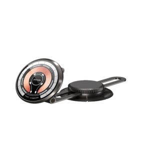 PORODO MAGSAFE CHARGING TRANSPARENT PHONE MOUNT 360 ROTATING BASE PD-MMCDFR-BK