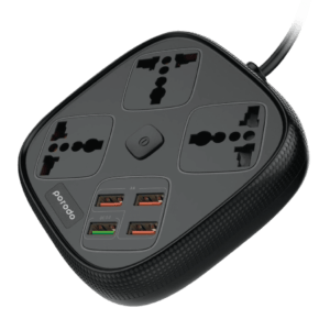 PORODO 4 USB 3 SOCKET PD-SC3302-BK