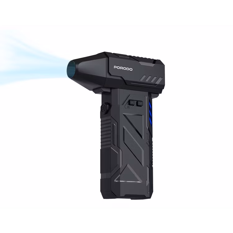 Say goodbye to dust and debris with the Porodo Lifestyle Turboblast Portable Air Blower Black (PDADUSBK)