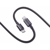 Introducing the Porodo USB-C to USB-C Braided Cable PD60W 1M – Black (PDCBL0038BK)
