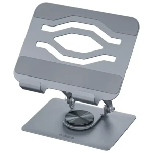 PORODO ZELO 360 ROTATABLE TABLET HOLDER SILICONE GRIP GREY PDD158GY