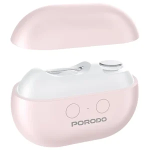 Take your nail care routine to the next level with the Porodo Lifestyle Multi-Function Electric Nail Clipper in Pink (model PDENCLIM7PK).