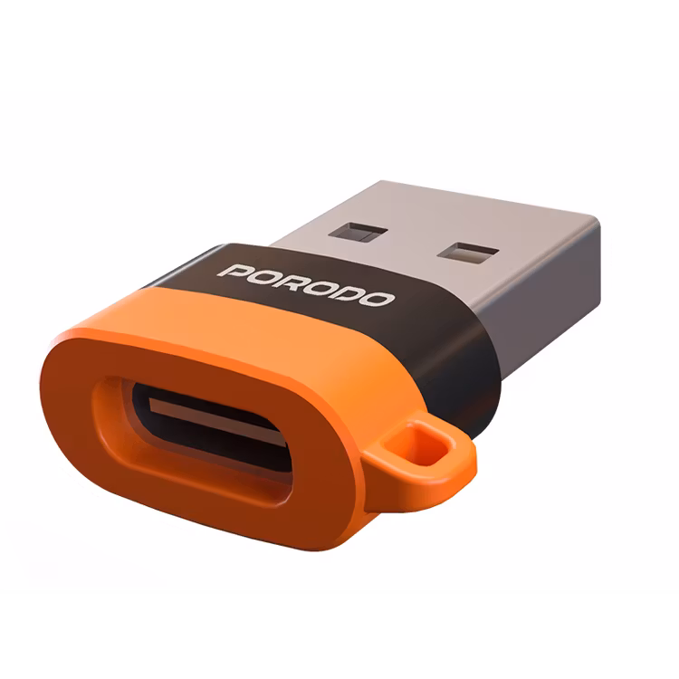Upgrade your connectivity with the PORODO SnapCharge USB-A to USB-C Converter (PDETK17BKOG)