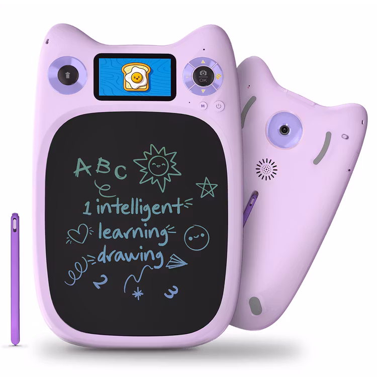PORODO KIDS DRAWING WRITING BOARD 95 GUIDED DRAWINGS 3.0 IPS DISPLAY PURPLE PDKHBY1PU
