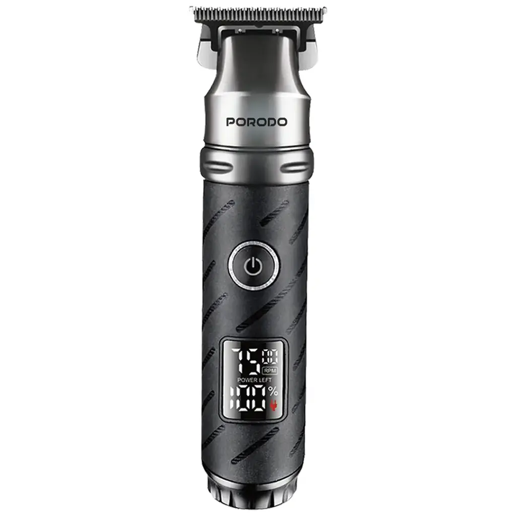 Upgrade your grooming game with the Porodo Lifestyle Edgemaster T-Blade Trimmer & Shaver.