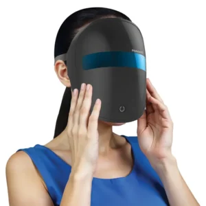 Transform your skincare experience with the PORODO Lifestyle Aura Glow Light Therapy Mask in sleek black.
