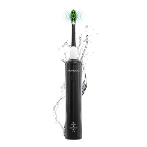 PORODO LIFESTYLE RECHARGEABLE ELECTRIC TOOTHBRUSH-BLACK-PDLFST210BK