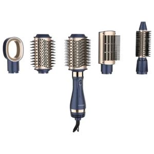 PORODO 5 IN 1 HOT AIR BRUSH STYLING SET BLUE/GOLD PDLFST56BUGD