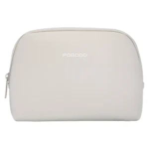Stay effortlessly organized with the Porodo Lifestyle Geneva Tech Accessory Pouch in elegant beige.