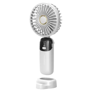 PORODO CHILLO FLEX PORTABLE HANDHELD FAN WHITE PDLFSTS5WH