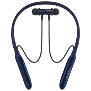 PORODO SOUNDTEC AURABAND NECKBAND ENC EARPHONES BLUE PDMT30BU
