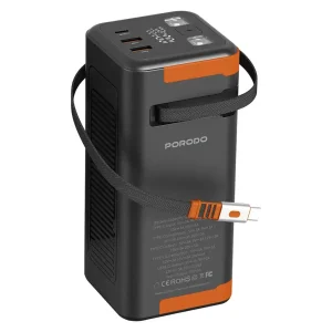 The PORODO PowerBoost 50000mAh Powerbank is your ultimate solution for portable power.