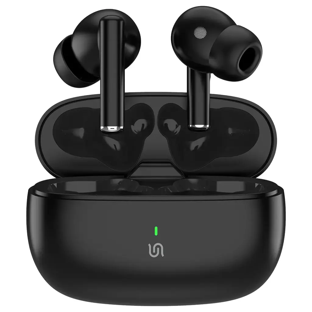 Experience the perfect combination of performance and style with the PORODO SOUNDTEC TRUE FLEX EARBUDS PRO BLACK (PDST2242BK).