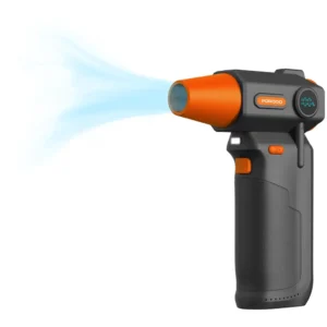 PORODO LIFESTYLE CORDLESS TURBO AIR DUSTER WITH LED LIGHT BLACK PDTBYMG826BK