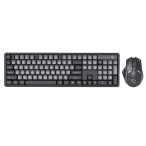 PORODO GAMING DESIGN WIRELESS ARABIC KEYBPARD MOUSE SET BLACK PDX225-GYA