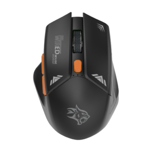 PORODO GAMING DESIGN WIRELESS MOUSE BLACK PD323-BK