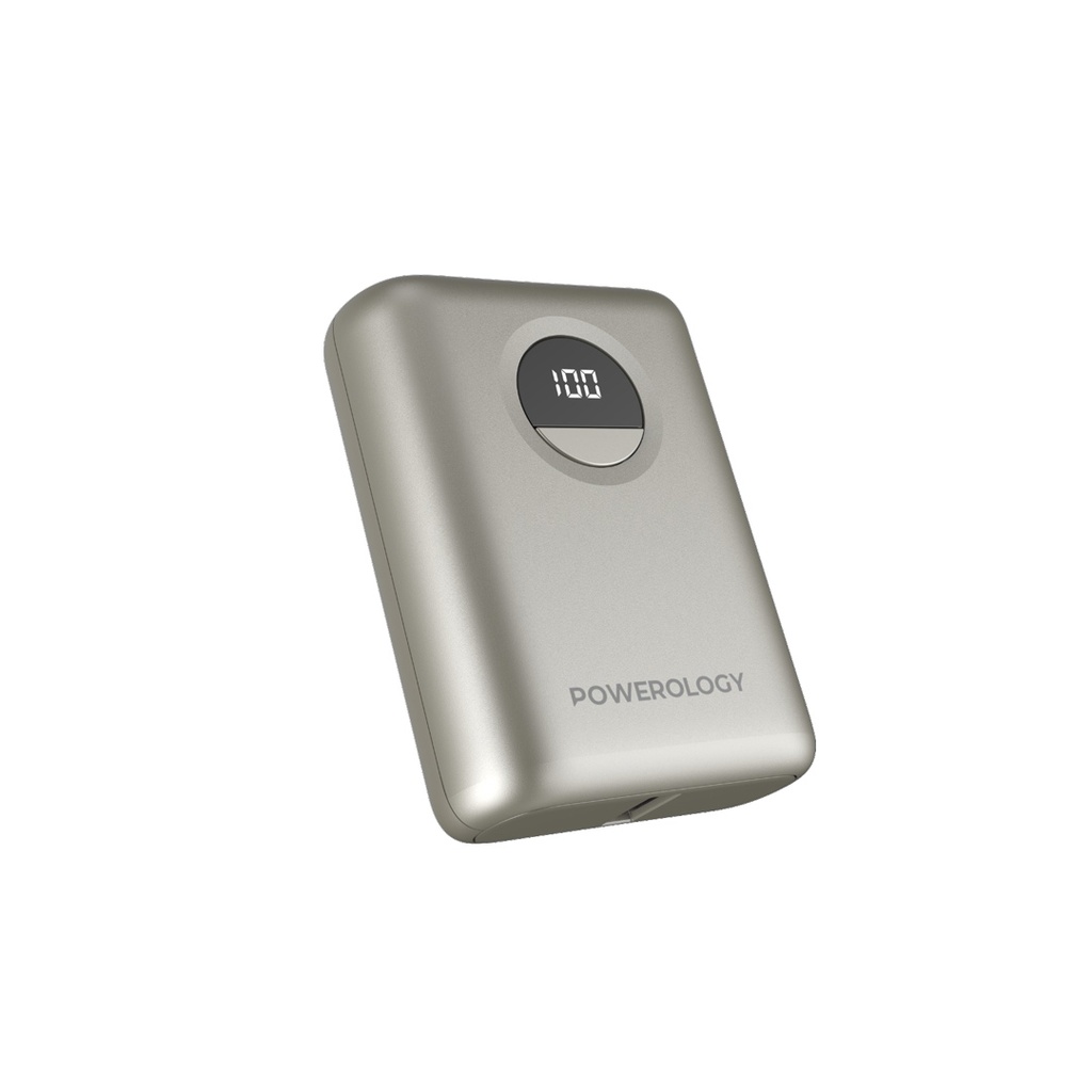 Powerology 10000mAh 20W PD Power Bank Titanium
