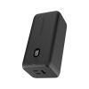 The Powerology Onyx 20000mAh PD 65W Dual USB-C Power Bank in sleek black is a high-capacity portable charger designed to power your devices on the go.