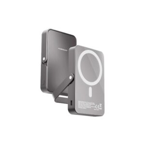 POWEROLOGY 10000MAH GLASS SURFACE MAGSAFE POWERBANK TITANIUM PPBCHA36-TI