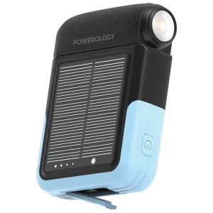 POWEROLOGY SANTE 10000MAH SOLAR POWERBANK BLACK PPBDS05BK