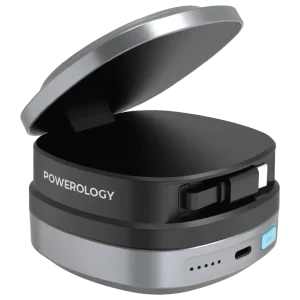 POWEROLOGY LYONS 10000MAH POWER BANK PD45W BLACK PPBFT04BK
