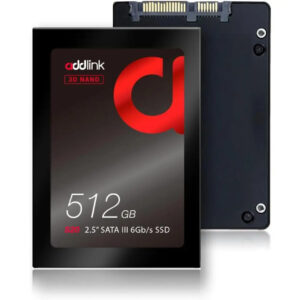 ADDLINK 2.5 INCH 3D NAND SATA III 6GB/S 512GB SSD BLACK AD512GBS20S3S