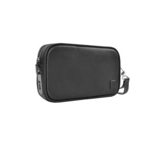 GREEN LION SICIL PU LEATHER POUCH BLACK GNSITPCHBK