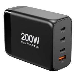 POWEROLOGY 200W GAN CHARGING TERMINAL BLACK PW3PD1Q-BK